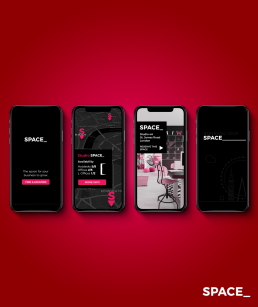 Space_ UI/UX app mockup
